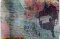 nox est perpetua - piano-Hund II, 2010, 16,5x25x2 cm, Fotos auf Transparentpapieren