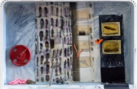nox est perpetua - das, was übrigbleibt., 2010, 28,5x42x6 cm, div. Materialien