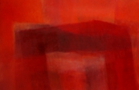 unbetitelt,  ROT, 2011, 140x107,5 cm,  Eitempera/Ölfarbe auf Nessel