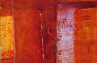 unbetitelt, ROT, 2002, 70x50 cm, Eitempera/Ölfarbe auf Hartfaser