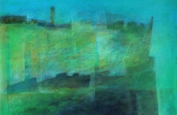 Randgebiete I, 2012, 50x70 cm, mix.media auf MDF
