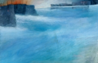 styx - Ufer  - , 2011, 97,5x110 cm, Öl/Eitempera auf Nessel