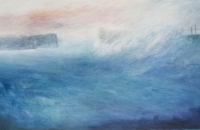 no-go-area I, 2010, 97x160cm, Öl/Eitempera auf Nessel