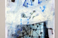 Moskau.,1993, 42x30 cm, Tusche/Deckweiss/Ölkreide auf Papier